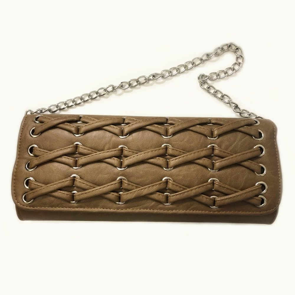 Brown Diax Evening Clutch | Handbag | Purse